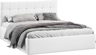 Кровать Трия Джоли Тип 1 универсальный 180x200 (экокожа Polo white)