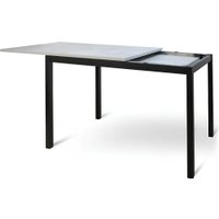 Кухонный стол Древпром Элви 120-170x68 М177 ДП1-04-09 (бетон метрополитен/черный матовый) в Витебске