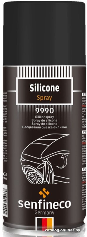 Senfineco Бесцветная cмазка-cиликон Silicone 450мл 9990