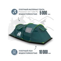 Кемпинговая палатка RSP Outdoors Wild 4 (зеленый)