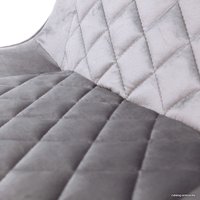 Стул AksHome Leros (светло-серый велюр HLR-20/черный)