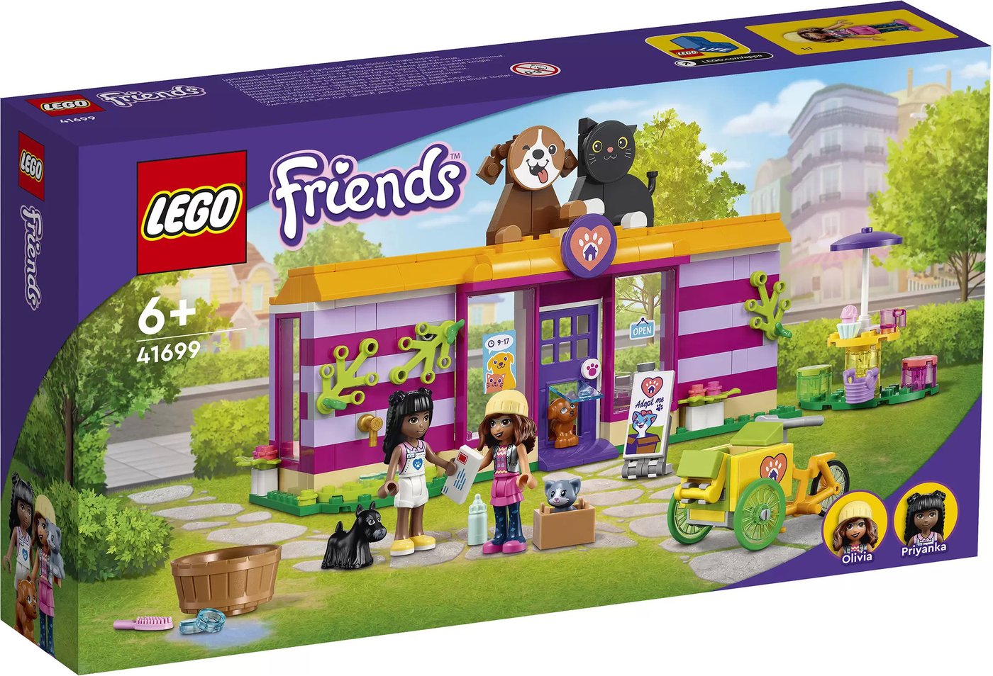 

Конструктор LEGO Friends 41699 Кафе-приют для животных