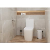 Унитаз напольный Lauter W09 S-TRAP 21900003 + гигиенический душ Rainix 21LT7713MW (вертикальный выпуск)