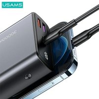 Внешний аккумулятор Usams CD165 PB59 30000mAh (темно-серый)