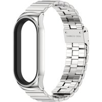 Браслет Mijobs блочный для Xiaomi Smart Band 7 (серебристый)