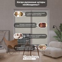 Рулонные шторы Sundays Home LM 97-04 150х170 (бежевый)