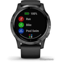 Умные часы Garmin Vivoactive 4 (черный/серый)
