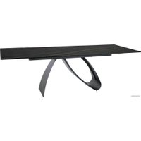 Кухонный стол Signal Diuna DIUNACNDC160 (черный/черный матовый)