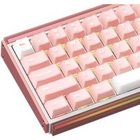 Клавиатура Akko Ray68 HE Magnetic Misty Pink & White (Akko AstroAim Magnetic, нет кириллицы)