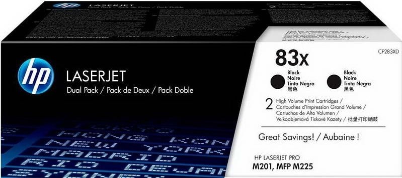 

Картридж HP 83x CF283XD