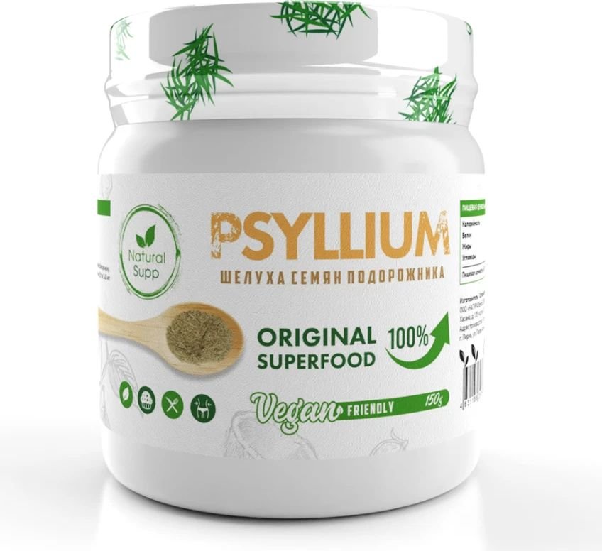 

Витамины, минералы NaturalSupp Псиллиум/Psyllium/150 гр.