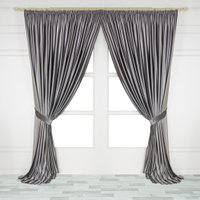 Штора Mio Tesoro Velvet 1.5x2.6 м (серый)