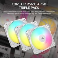 Комплект вентиляторов для корпуса Corsair RS120 PWM ARGB Triple Pack CO-9050185-WW