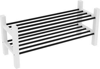 Полка для обуви ММЦ Кантри 85x37 (белый лак)