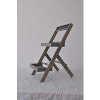 Подставка Диприз Флорэль 2 полки 35xH71 Д.7447-2 (серый бейц, сосна)