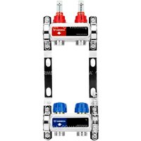 Запорная арматура Varmega Коллектор для теплого пола с расходомерами VM15102 ВР 1"