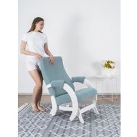 Кресло-глайдер Glider Модель 68М (мятно-зеленый/молочный дуб)