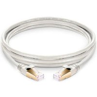 Кабель USBTOP RJ45 - RJ45 FTP CAT-7 (1 м, белый)