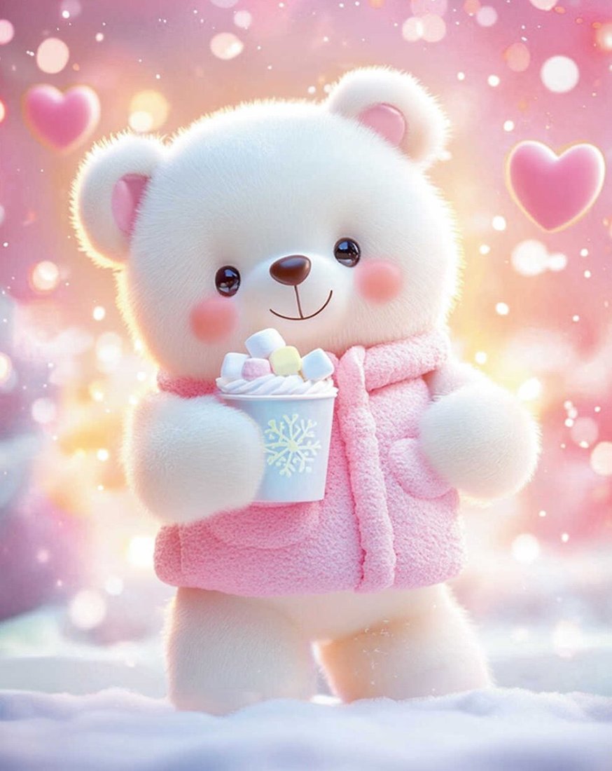 

Алмазная мозаика Феникс+ Зимний мишка 70798