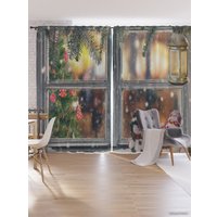 Комплект штор JoyArty Зимнее окно Oxford DeLux 1.7x2.65 м pox_21494_170x265 (2 шт)