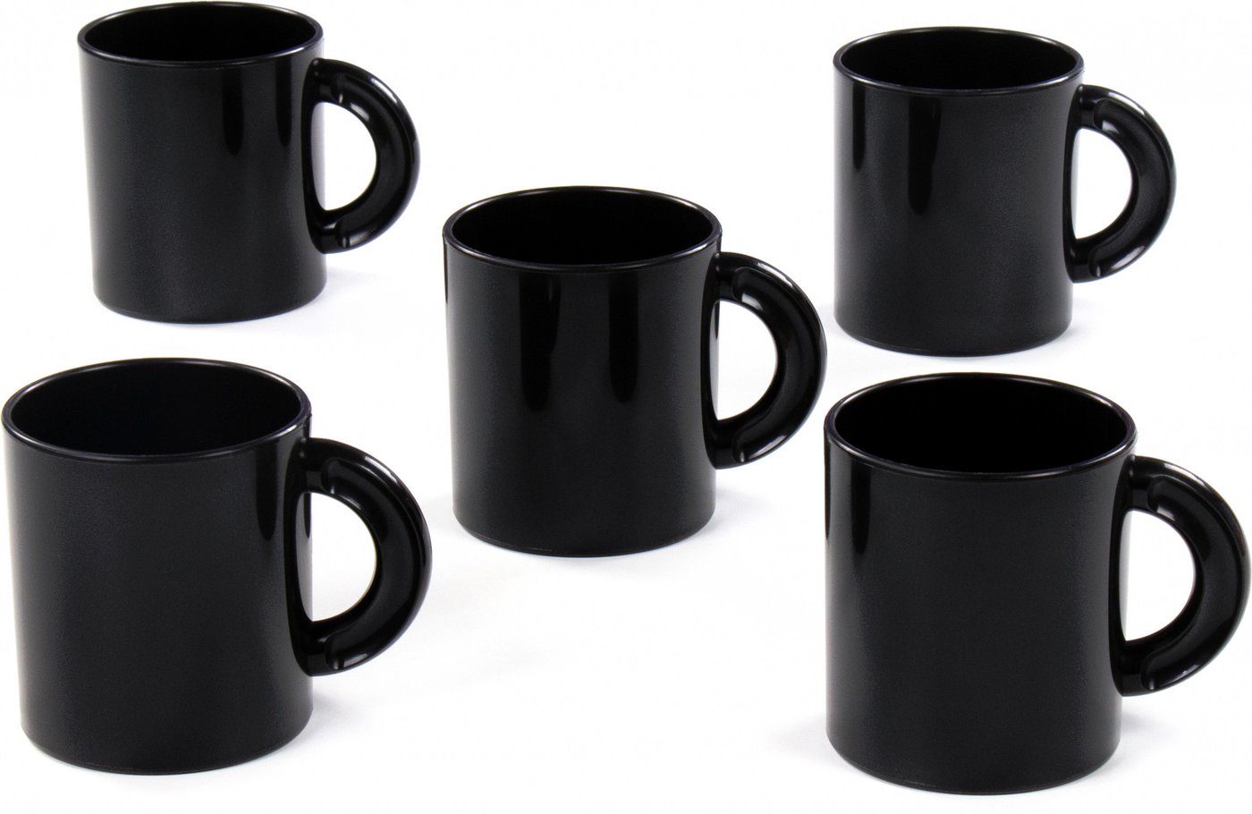 

Набор кружек Полесье №1 73942 (5шт, черный)