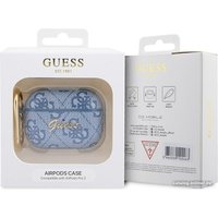 Чехол CG Mobile Guess Leather 4G with Metal Logo для AirPods Pro 2 GUAP24GSMB (синий)