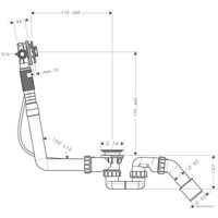 Сифон Hansgrohe Exafill S 58115180