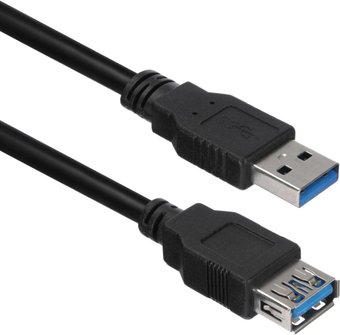 Кабель ACD ACD-U3AAF-30L USB Type-A - USB Type-A (3 м, черный)