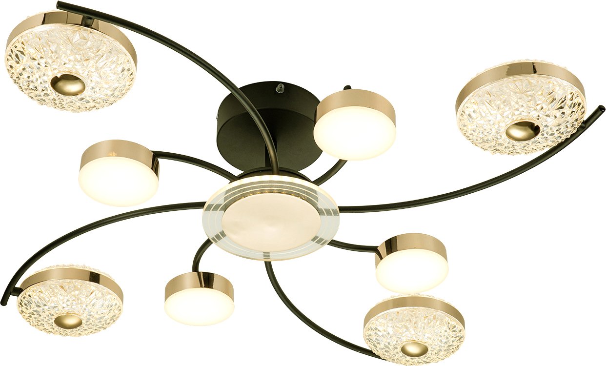 

Подвесная люстра Escada 10208/8 LED*110W Black/Gold