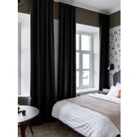 Комплект штор Mio Tesoro Блэкаут 400x260 (2шт, черный)