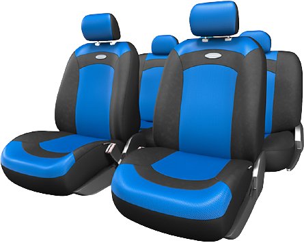 

Комплект чехлов для сидений Autoprofi Extreme XTR-803 (черный/синий)