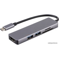 Док-станция USBTOP USB3.1 Type-C - 2xUSB3.0/HDMI/TF/SD