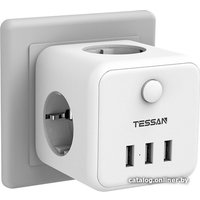 Сетевой фильтр Tessan TS-301-DE (белый)