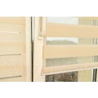 Шторы день-ночь Delfa Сантайм День-Ночь Масо МКД DN-41603 (62x170, бежевый)