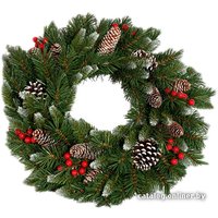 Рождественский венок National Tree Company Frosted Berry
