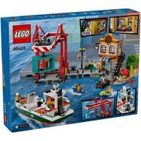 Конструктор LEGO City 60422 Морской порт с грузовым судном