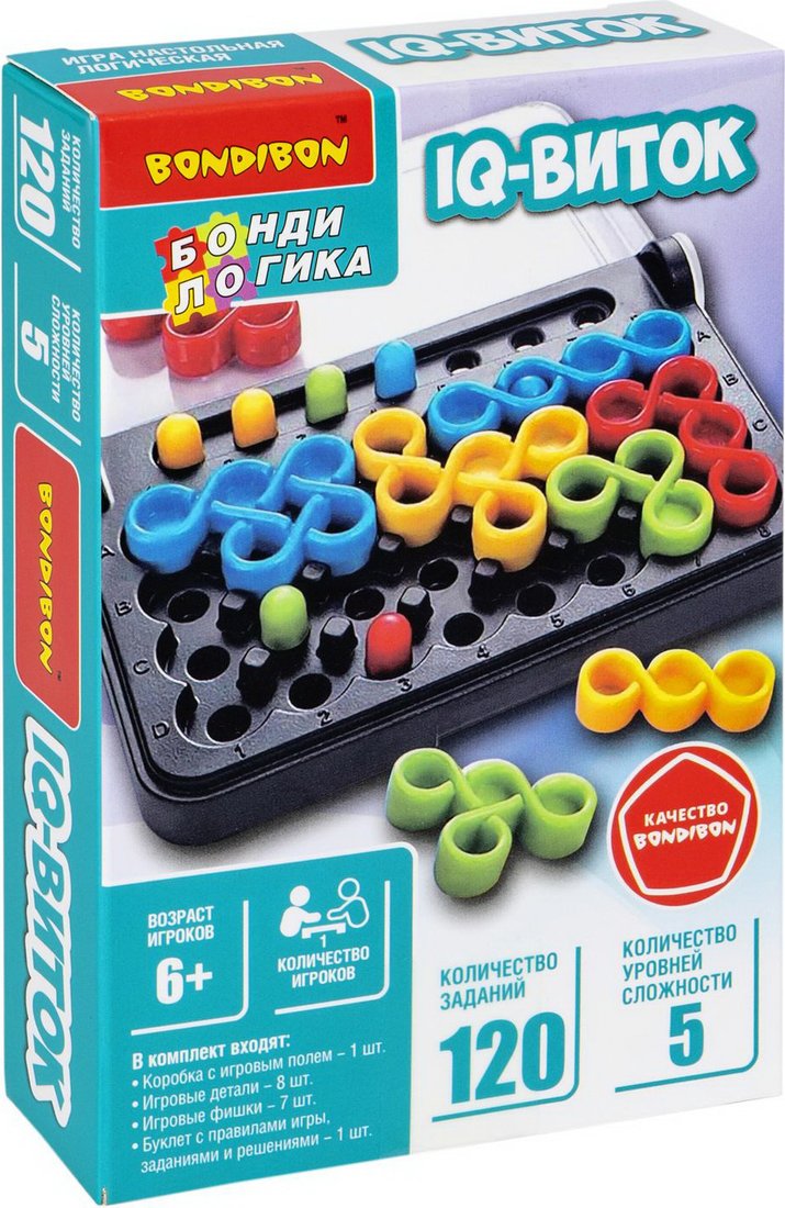 

Настольная игра Bondibon БондиЛогика IQ-Виток ВВ5959