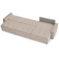 Угловой диван Mio Tesoro Манчестер 292 1.5ек-1.5ек-1.5пф (1101 бежевый)