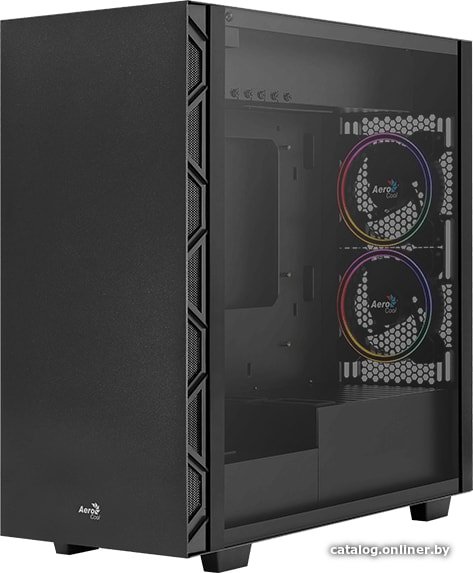 Корпус AeroCool Flo Saturn FRGB-G-BK-v1