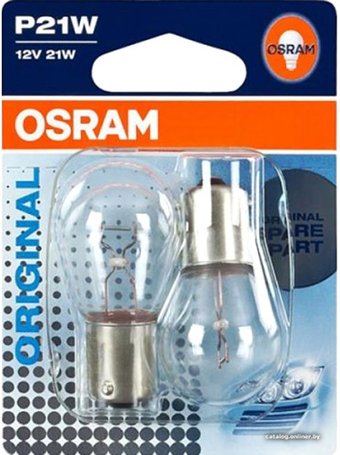 Галогенная лампа Osram P21W Original Line 2шт [7506-02B]