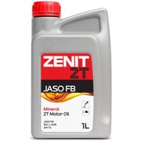 Моторное масло Zenit 2T JASO FB 1л