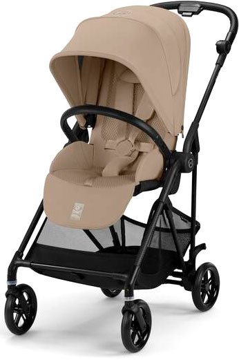 Коляска прогулочная «книга» Cybex Melio Carbon (almond beige)