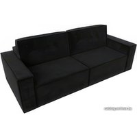 Диван Лига диванов Куба (велюр черный)