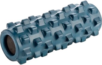 Массажный ролик-валик RumbleRoller Compact (синий)