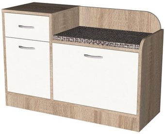 Мебель-класс Порто-7 МК 501.09.07 (правый, белый/дуб сонома)