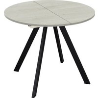 Кухонный стол Древпром М156 Пралеска ДП1-02-11 (самерсет/черный матовый)