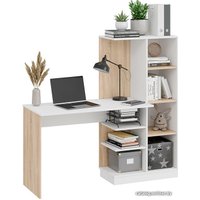 Стол Трия Бейсик (дуб сонома/белый)