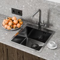 Кухонная мойка Floracio Steel F.4651.GM