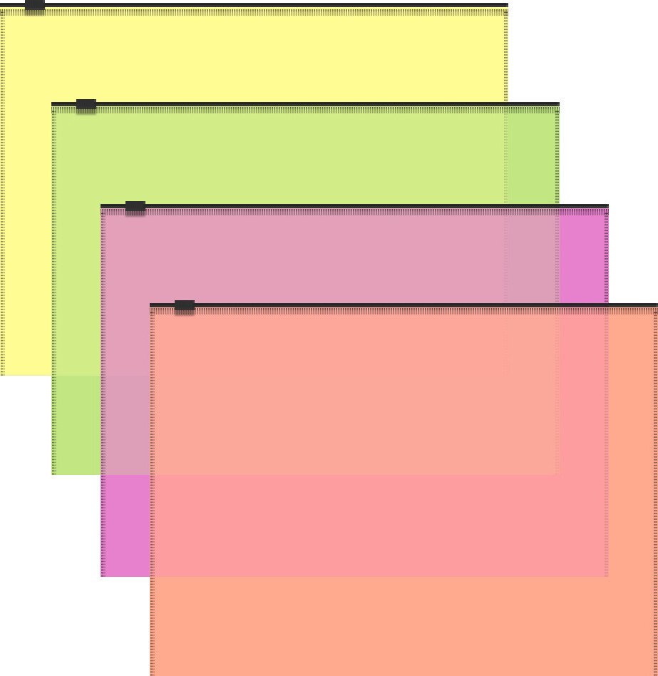 

Папка для тетрадей Erich Krause Fizzy Neon 47070