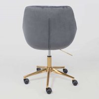 Офисное кресло AksHome Bali (темно-серый/золото)